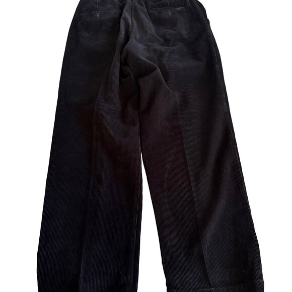 Haggar Men's 36x32 Dark Brown Corduroy Pants - Picture 4 of 4